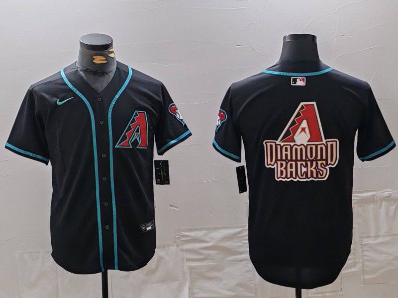 Men Arizona Diamondback Blank Black Game 2024 Nike MLB Jersey style 3->arizona diamondback->MLB Jersey